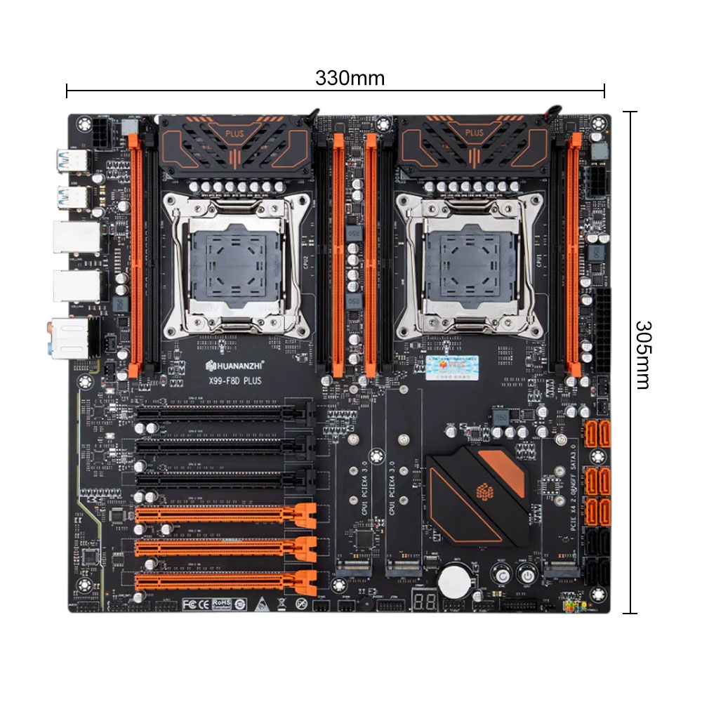 Placa Base HUANANZHI X99 F8D P - E5 2696 V3 reseña y precio