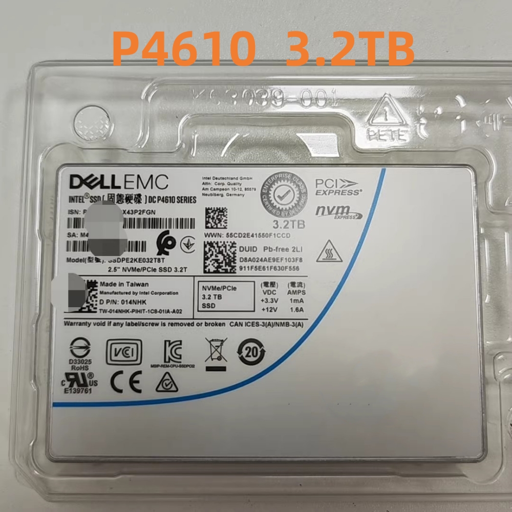 Original DC P4610 serie 1,6 TB - U.2 Nvme Ssd 7.68Tb reseña y precio