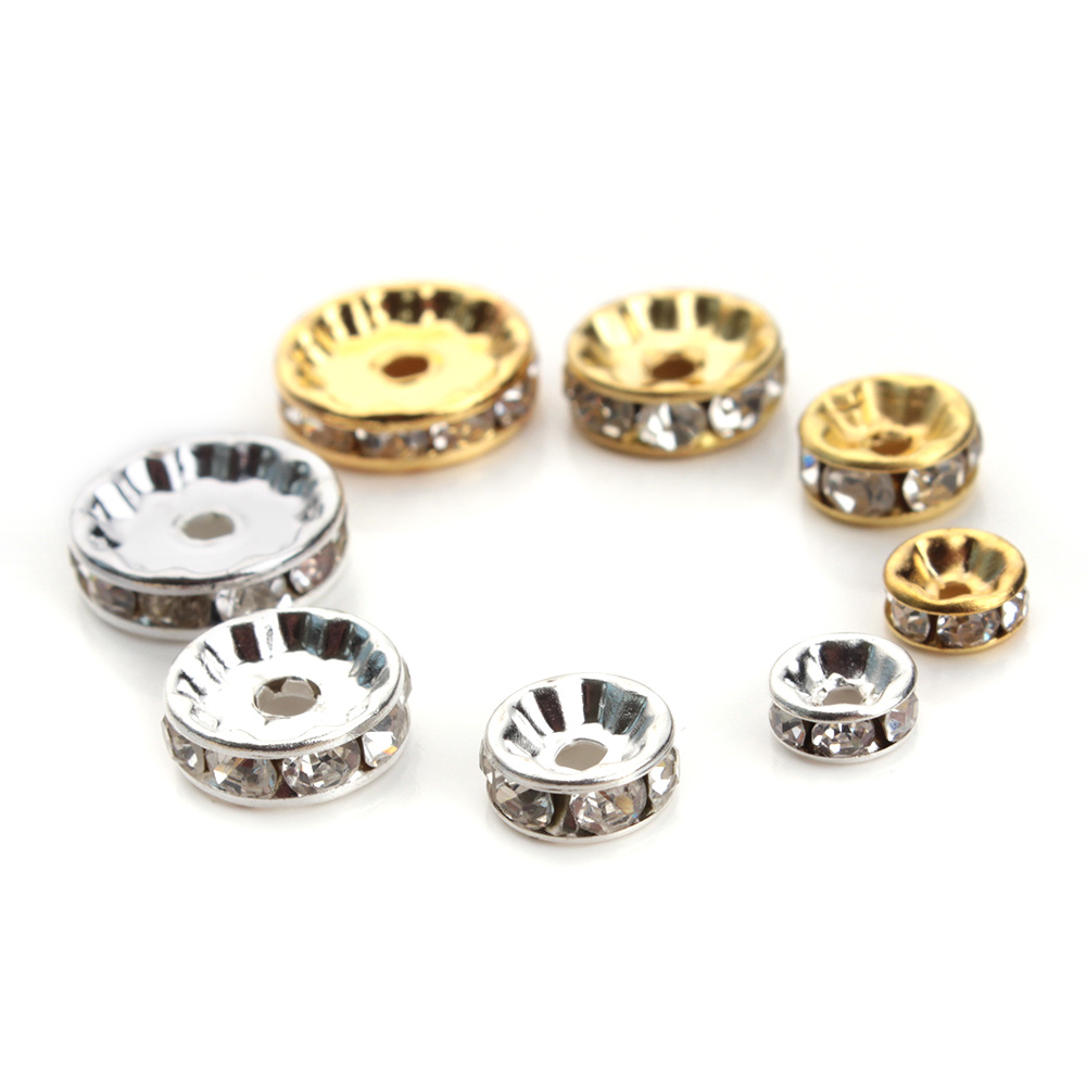 50 Uds 4 6 8 10 12mm cuentas d - Gold 6138 reseña y precio